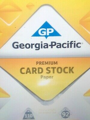110lb. White Card Stock 25 Sheets!! **free Shipping**