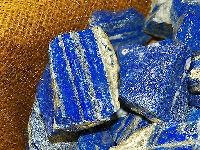 2000 Carat Lots Of High End Lapis Rough - Plus A Free Faceted Gemstone