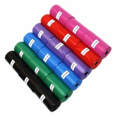 Dog Pet Waste Poop Bags Unscented Refill Rolls Pick Up Your Color & Quantity