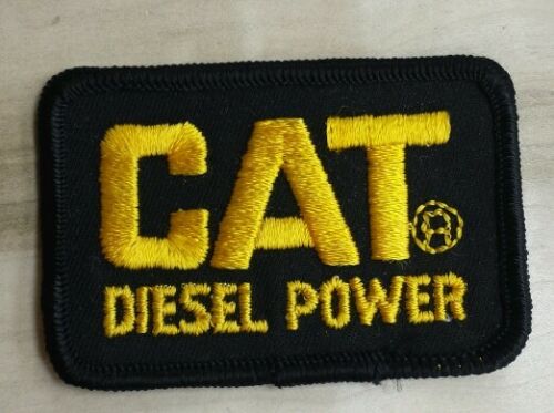 New!! Cat Diesel Power Vintage Patch 3"x2" Iron Or Sew On Over 20 Years Old