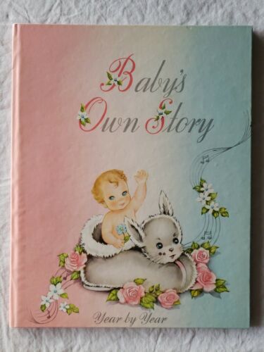 Vintage 1947 Unused Baby Record Book Baby's Own Story Year By Year