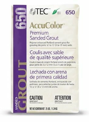 Tec Accucolor Premium Sanded Grout - 25 Lb