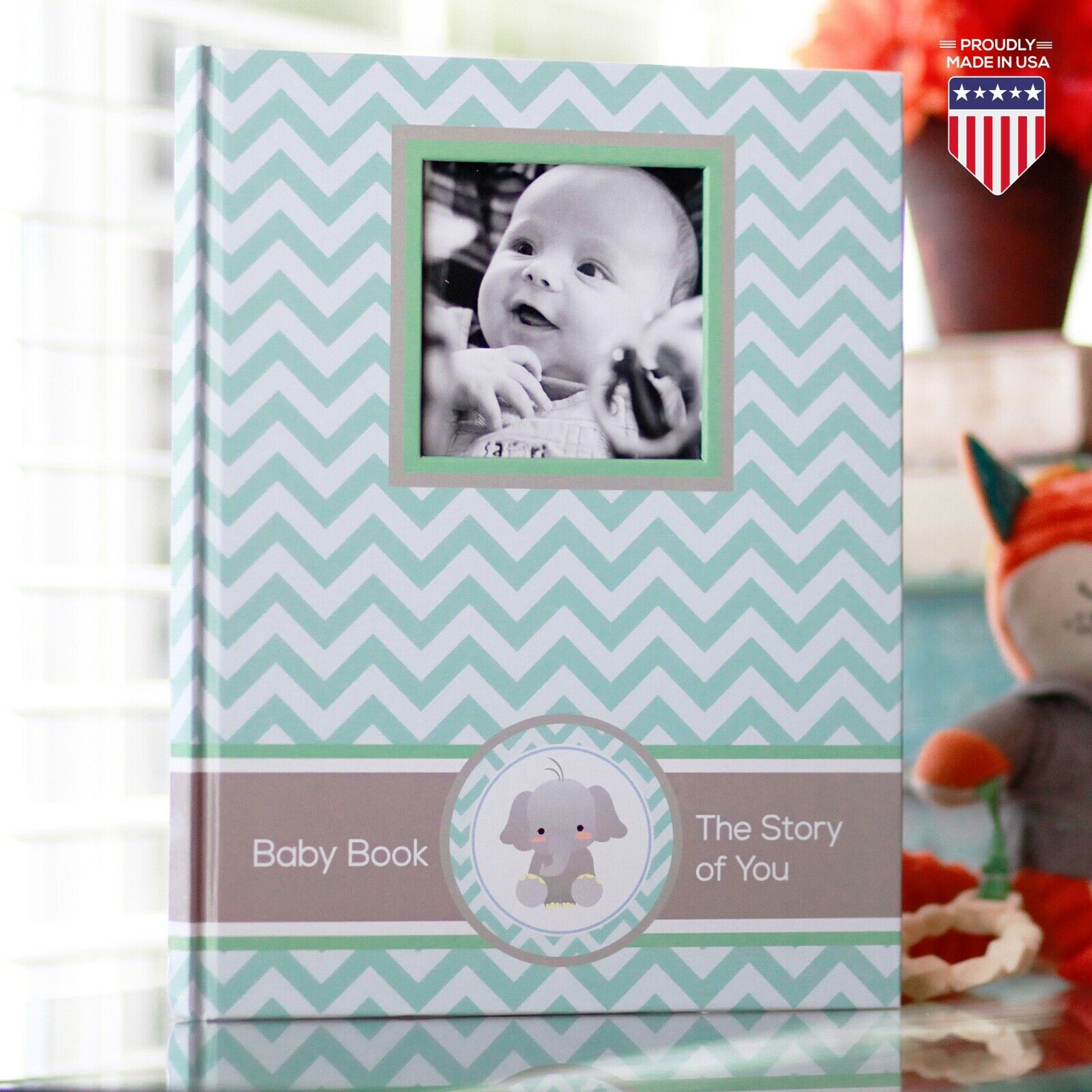 Baby Memory Book - Newborn Journal - Baby First Year Book Album - Baby Shower
