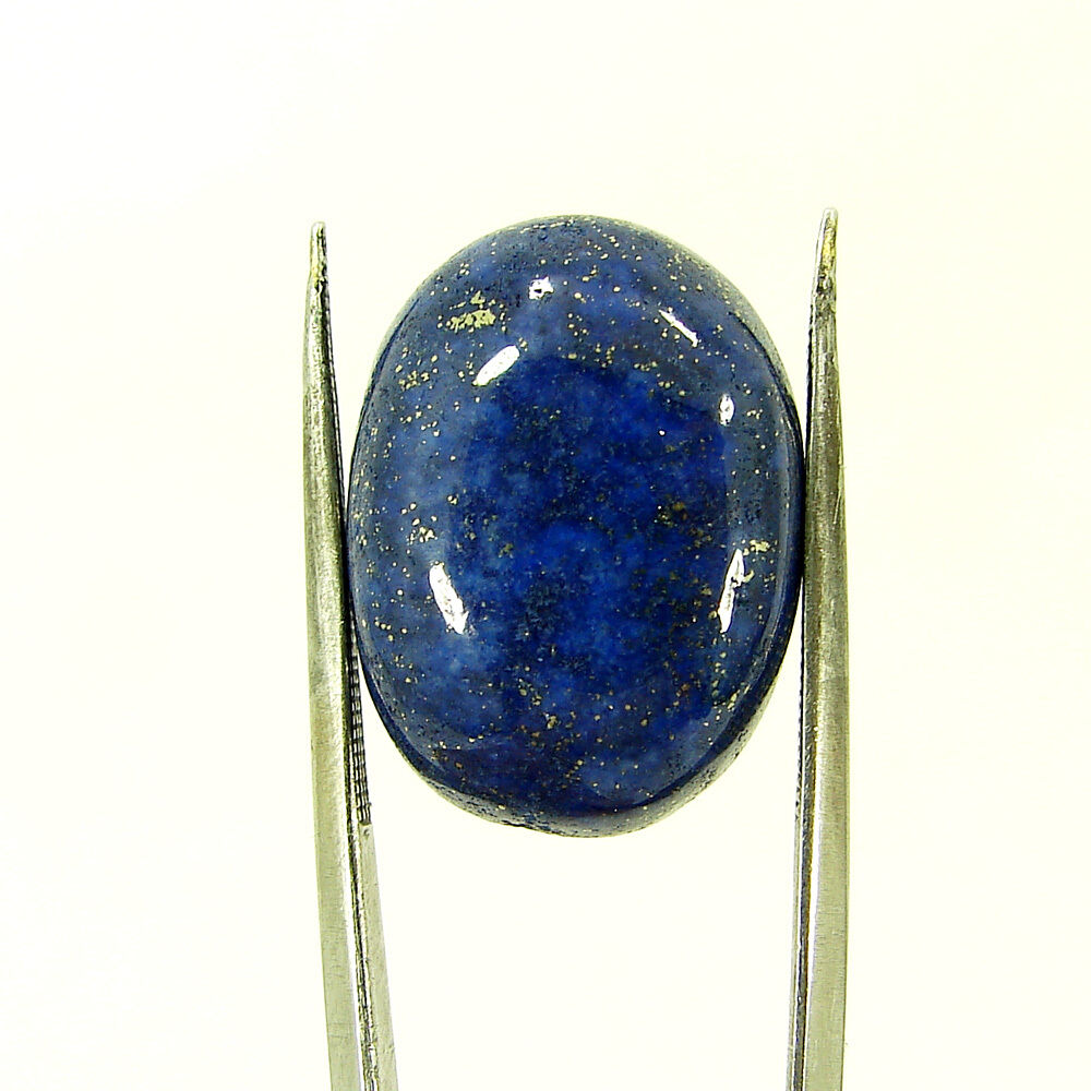 19.50 Ct Natural Blue Lapis Lazuli Loose Gemstone Cabochon Wire Wrap Stone- 9074